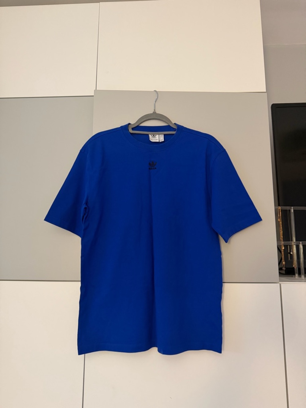adidas Blue Trefoil Short Sleeve Tee